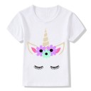 Piger enhjørnings-t-shirt B1545 5