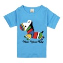 Piger T-shirt - Farverig hest J2497 4
