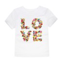 Piger T-shirt LOVE J3289 2