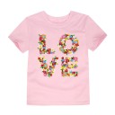 Piger T-shirt LOVE J3289 10