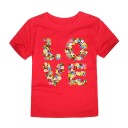 Piger T-shirt LOVE J3289 3
