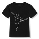 Piger T-shirt med ballerina B