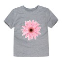 Piger T-shirt med blomsterprint J3489 10