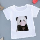 Piger T-shirt med dyr 6
