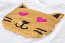 Piger T-shirt med kat J465 4