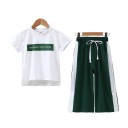 Piger T-shirt og bukser L1113 B