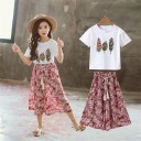 Piger T-shirt og bukser L1113 2