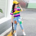 Piger T-shirt og bukser L1290 2