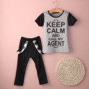 Piger T-shirt og bukser L1363 2
