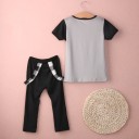 Piger T-shirt og bukser L1363 3