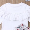 Piger T-shirt og bukser L1472 4