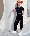 Piger T-shirt og bukser L1560 2