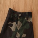 Piger T-shirt og camouflagebukser L1393 3