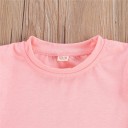 Piger T-shirt og jeans L1443 5