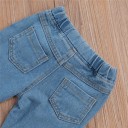 Piger T-shirt og jeans L1443 6