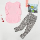 Piger T-shirt og leggings L1354 2