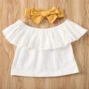 Piger T-shirt og nederdel L1139 3