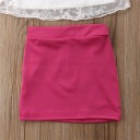 Piger T-shirt og nederdel L1217 4