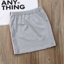 Piger T-shirt og nederdel L1293 5