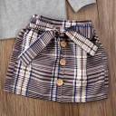 Piger T-shirt og nederdel L1347 4