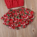 Piger T-shirt og shorts L1192 2