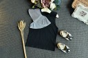 Piger T-shirt og shorts L1247 2