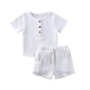 Piger T-shirt og shorts L1415 3