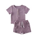 Piger T-shirt og shorts L1415 5
