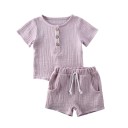 Piger T-shirt og shorts L1415 6