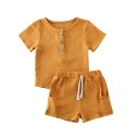 Piger T-shirt og shorts L1415 7