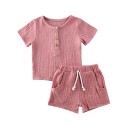 Piger T-shirt og shorts L1415 4