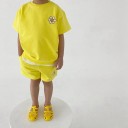 Piger T-shirt og shorts L1418 4