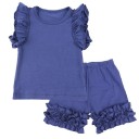 Piger T-shirt og shorts L1445 5