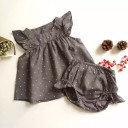 Piger T-shirt og shorts L1467 5