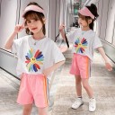 Piger T-shirt og shorts L1542 1