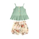 Piger tanktop og shorts L1144 5