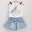 Piger tanktop og shorts L1283 1