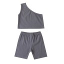 Piger tanktop og shorts L1408 4