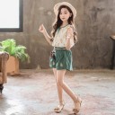 Piger tanktop og shorts L1444 4
