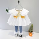 Pigerbluse og bukser L1277 7
