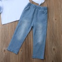 Pigerbluse og bukser L1281 5
