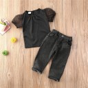 Pigerbluse og bukser L1438 2