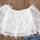 Pigerbluse og bukser L1521 2