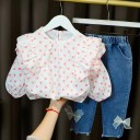 Pigerbluse og jeans L1143 6