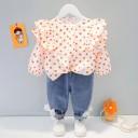 Pigerbluse og jeans L1143 1