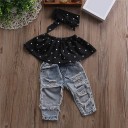 Pigerbluse og jeans L1344 3