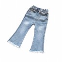 Pigerbluse og jeans med polkaprikker 6