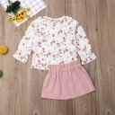 Pigerbluse og nederdel L1397 3