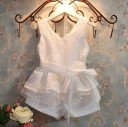 Pigerbluse og shorts L1370 4