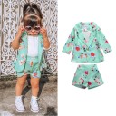 Pigerjakke og shorts L1407 2